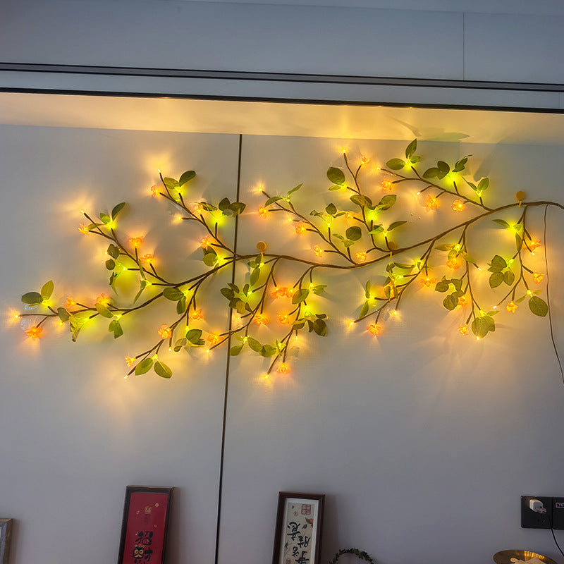 Rose Vine LED Wall Light – Indoor Christmas Branch Decoration