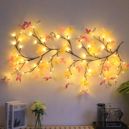 Rose Vine LED Wall Light – Indoor Christmas Branch Decoration