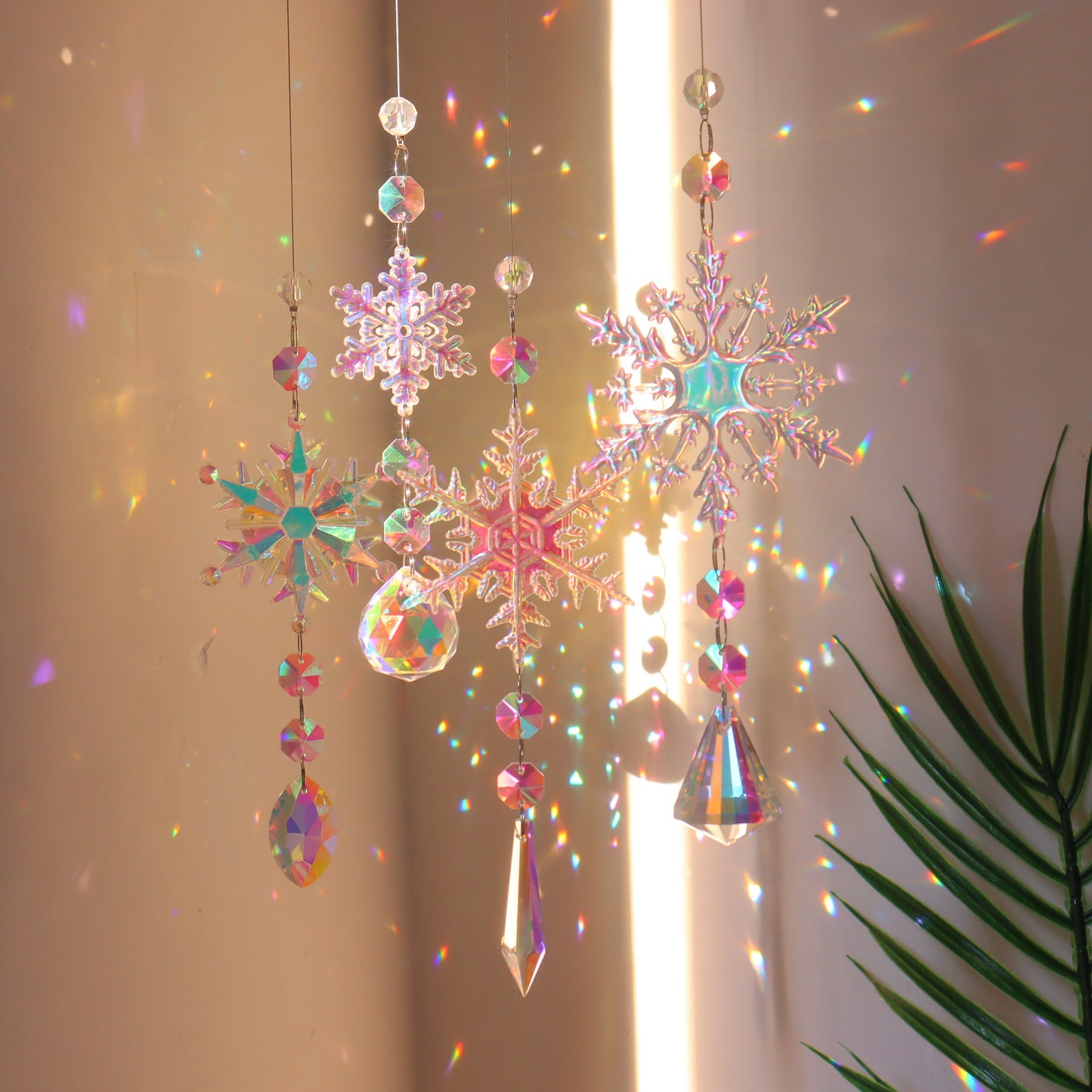 Magical Crystal Snowflake Christmas Sun Catcher