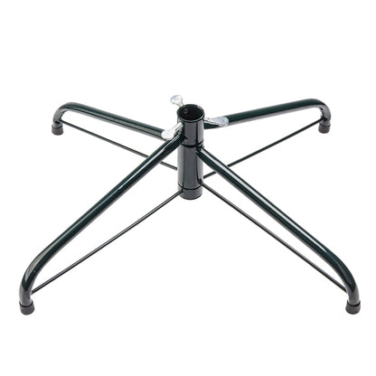 8FT Green PVC Artificial Christmas Tree with Metal Stand – Full Size Xmas Tree for Home, Office & Party Decoration