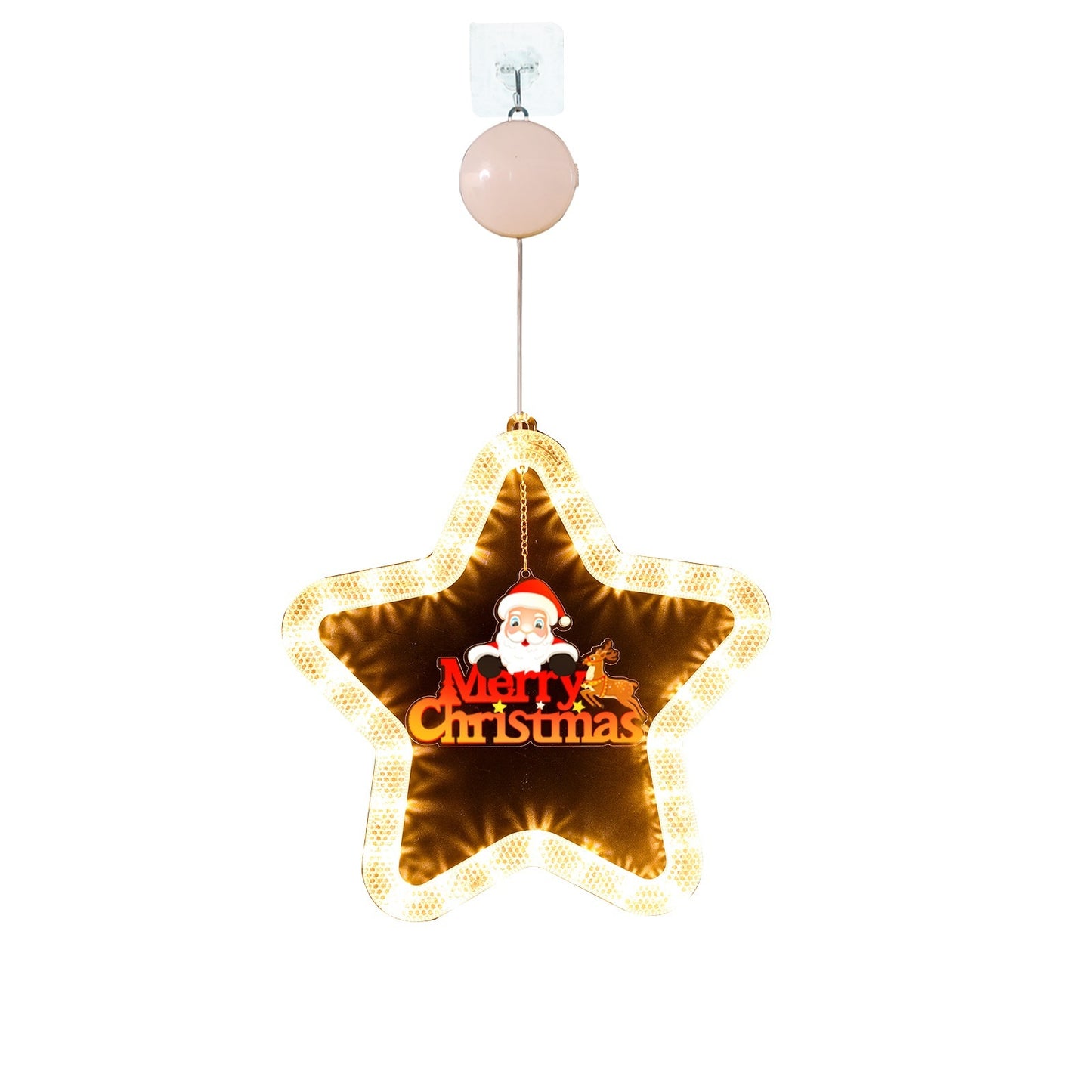LED Christmas Star Window Light – Festive Hanging Decoration