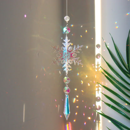 Magical Crystal Snowflake Christmas Sun Catcher