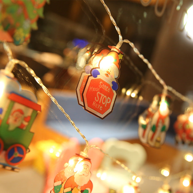 Christmas Character LED String Light – Warm White Holiday Decoration