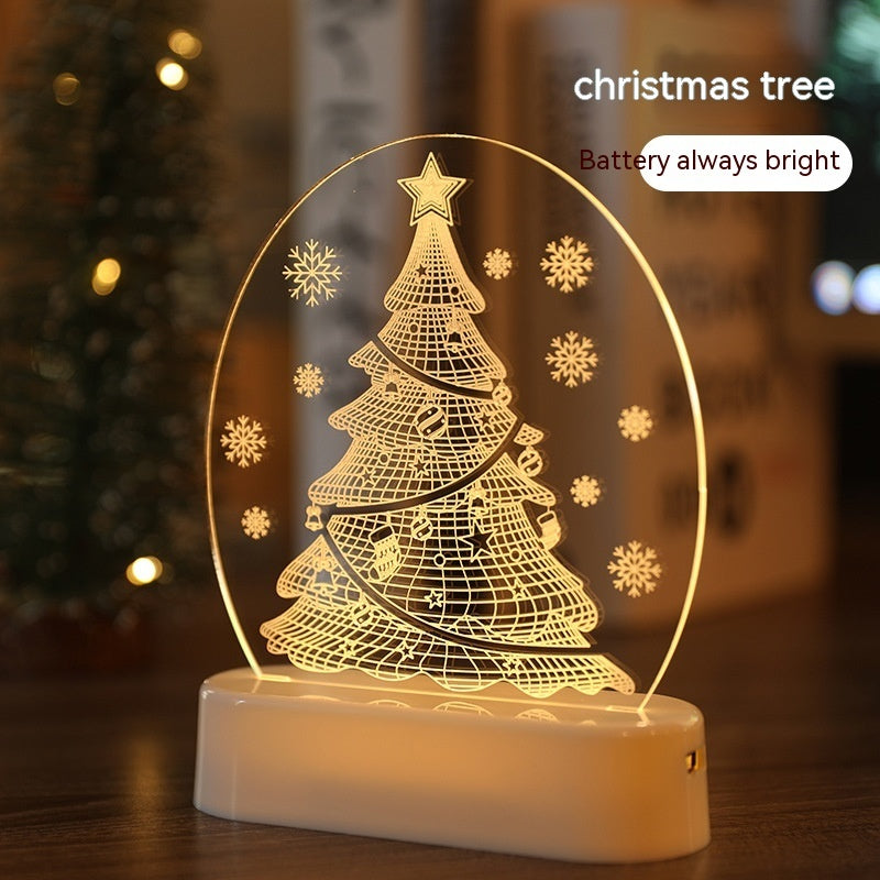 Christmas Tree LED Night Light – Tabletop Holiday Decoration