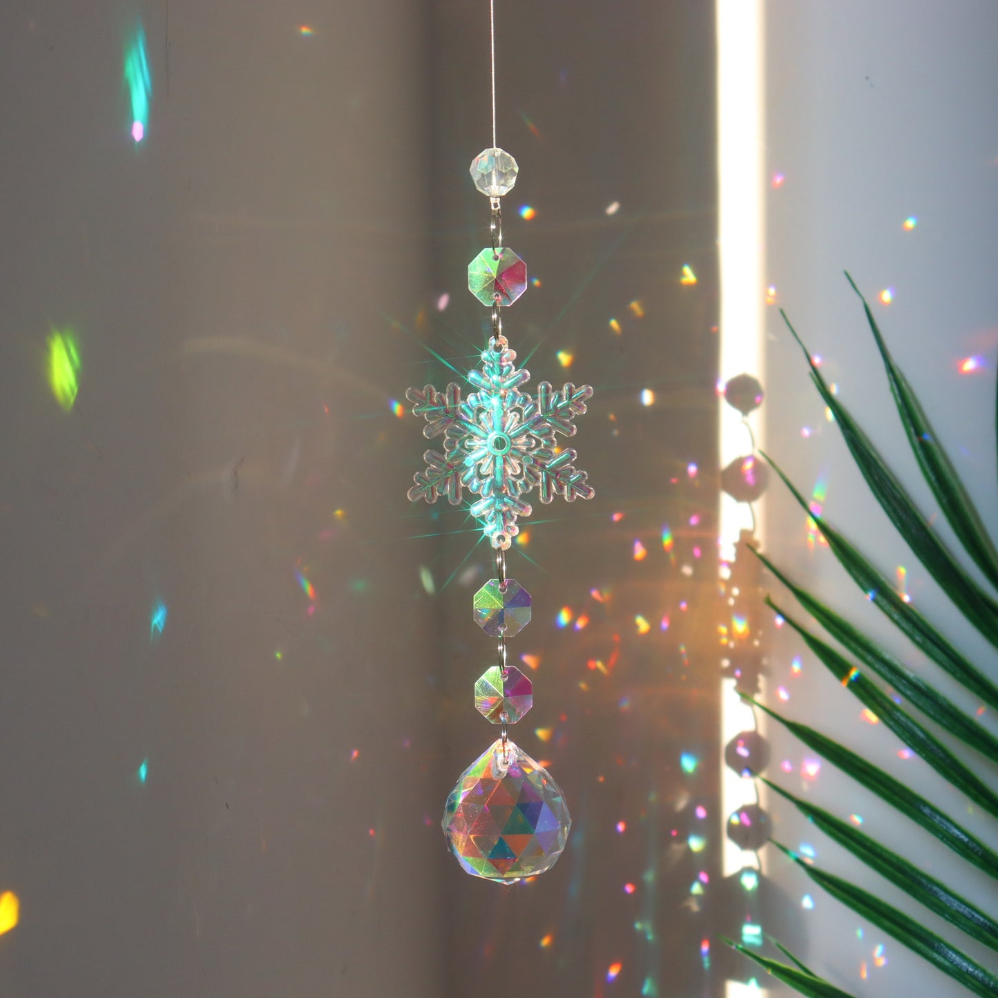 Magical Crystal Snowflake Christmas Sun Catcher