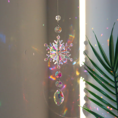 Magical Crystal Snowflake Christmas Sun Catcher